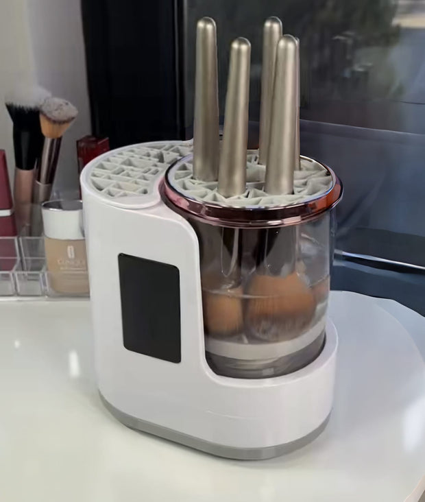 CosmetiCube™ Brush Pro - Macchina Automatica per la Pulizia di Pennelli da Trucco 2 in 1